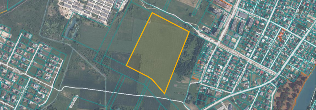 Sklypo J. Montvilos g. 52A, Skriaudučio k., Marijampolės sav. žemėlapis